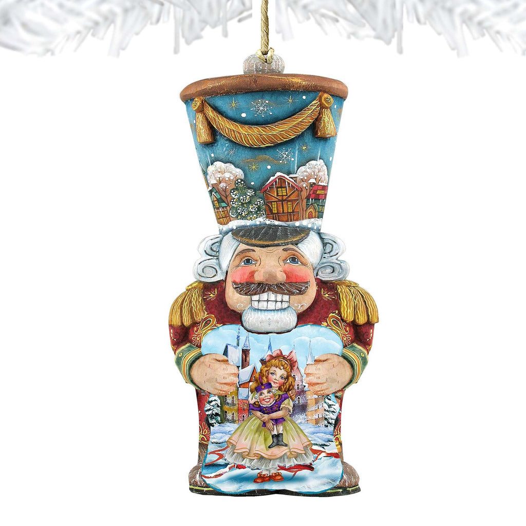 Old World Wooden Nutcracker Ornaments