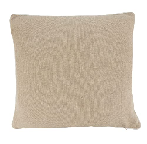 Hand-Beaded Reindeer Throw Pillow