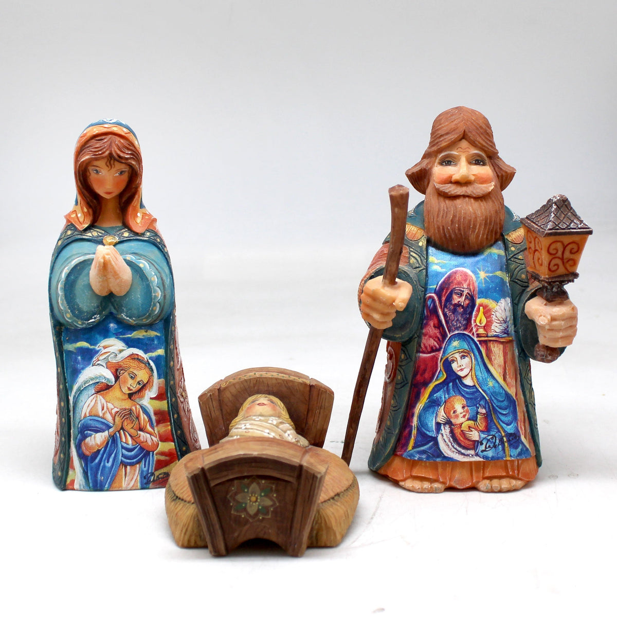 Holy Family Hand-Painted Figurine Set, Limited Edition