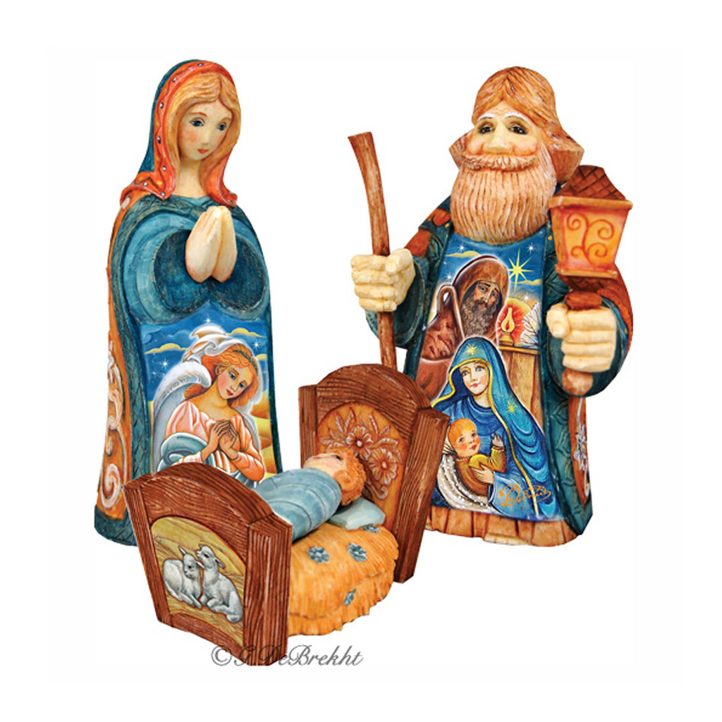 Holy Family Hand-Painted Figurine Set, Limited Edition