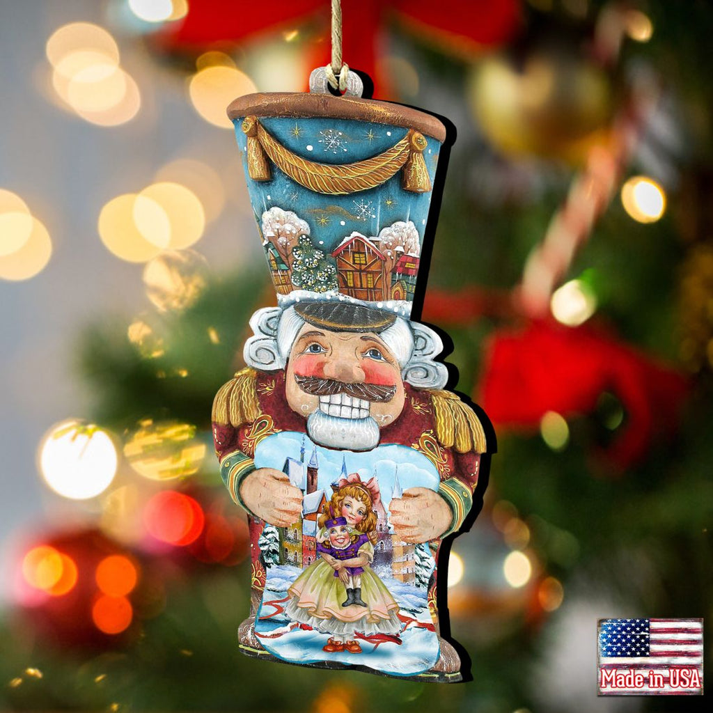 Old World Wooden Nutcracker Ornaments