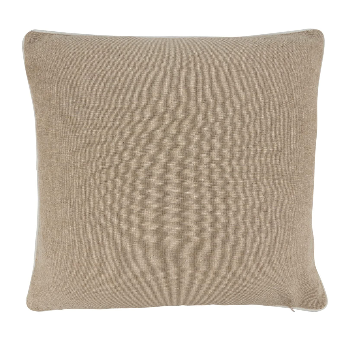 Hand-Beaded Reindeer Throw Pillow