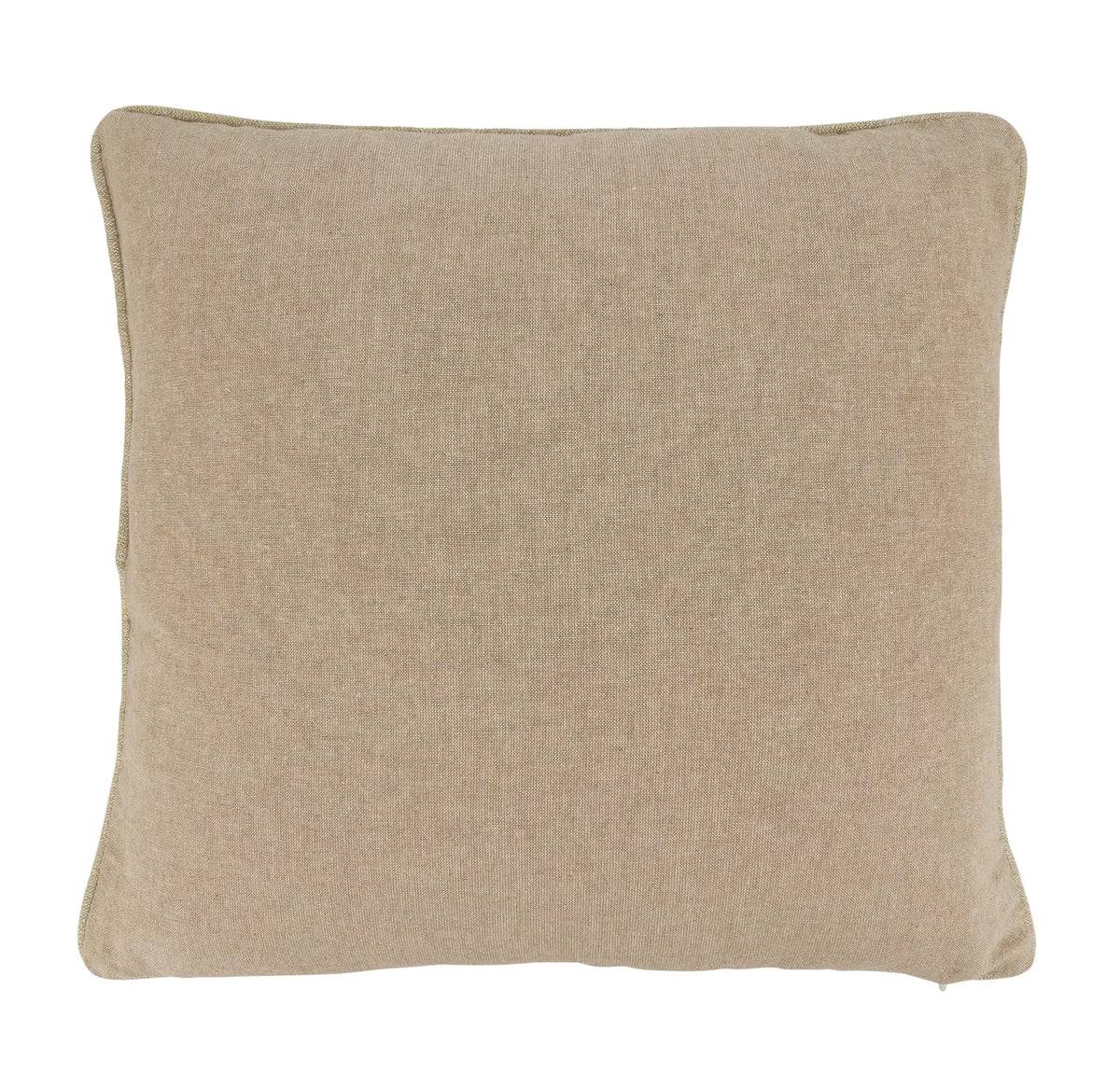 Beaded Snowflake Throw Pillow