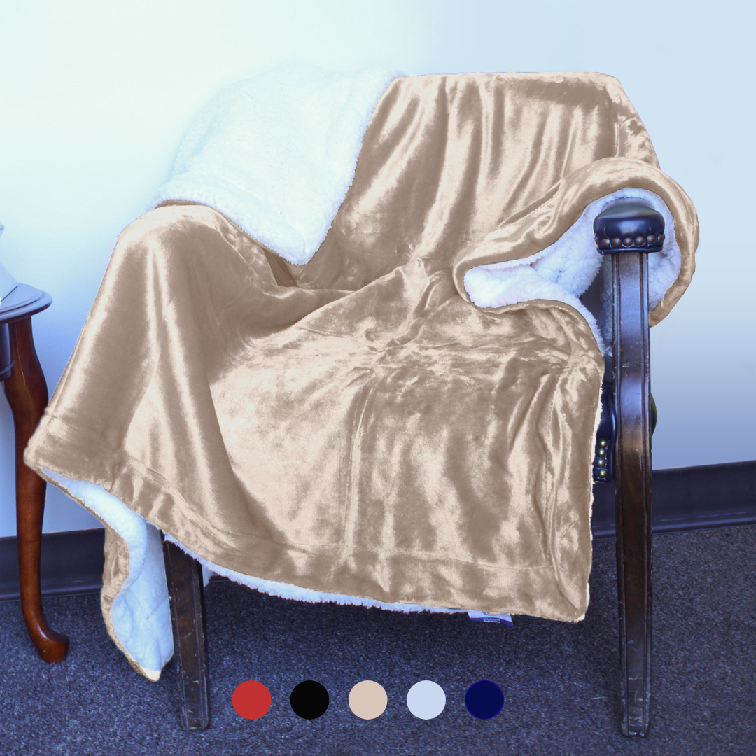 Luxury Sherpa Throw Blanket