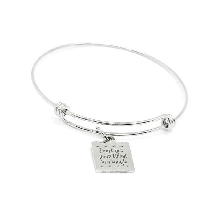 "Don't Get Your Tinsel in a Tangle" Charm Bracelet