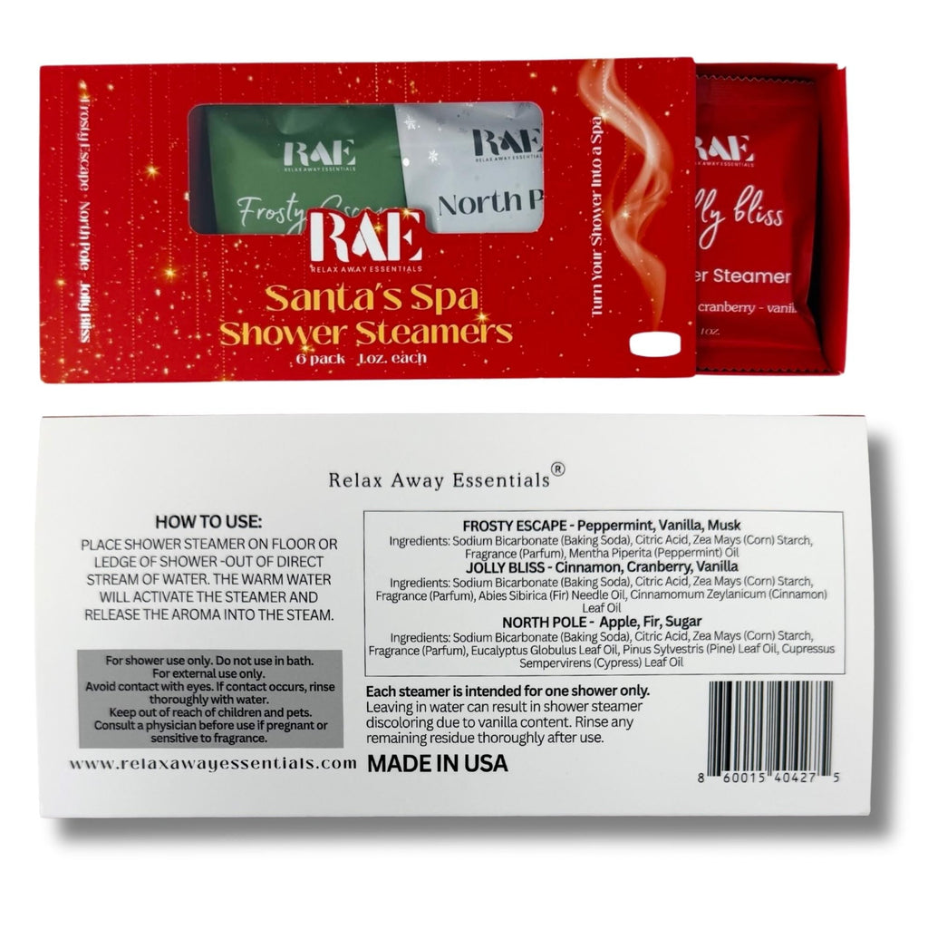 Santa's Spa Shower Steamers, 6-Pack